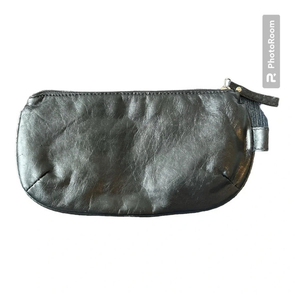 Vintage black wristlet with ruffled design just darling - Picture 4 of 4